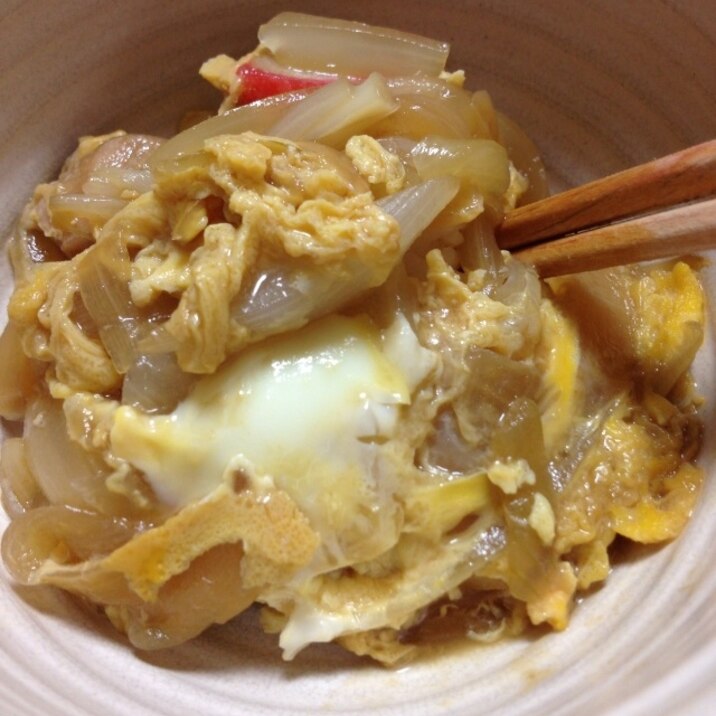 簡単((*´∀｀*))お一人様親子丼